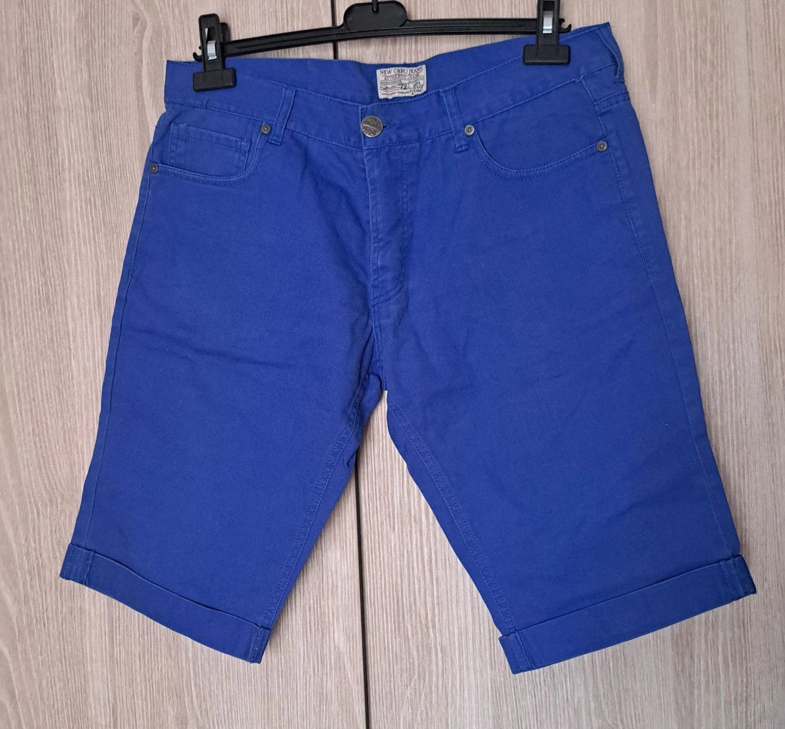 Bermudas vaqueras New Caro Jeans Azul Eléctrico-Talla 44